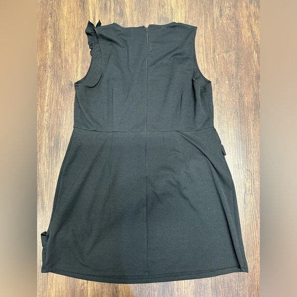 ASOS women’s size 18 black short ruffle dress - Picture 4 of 5